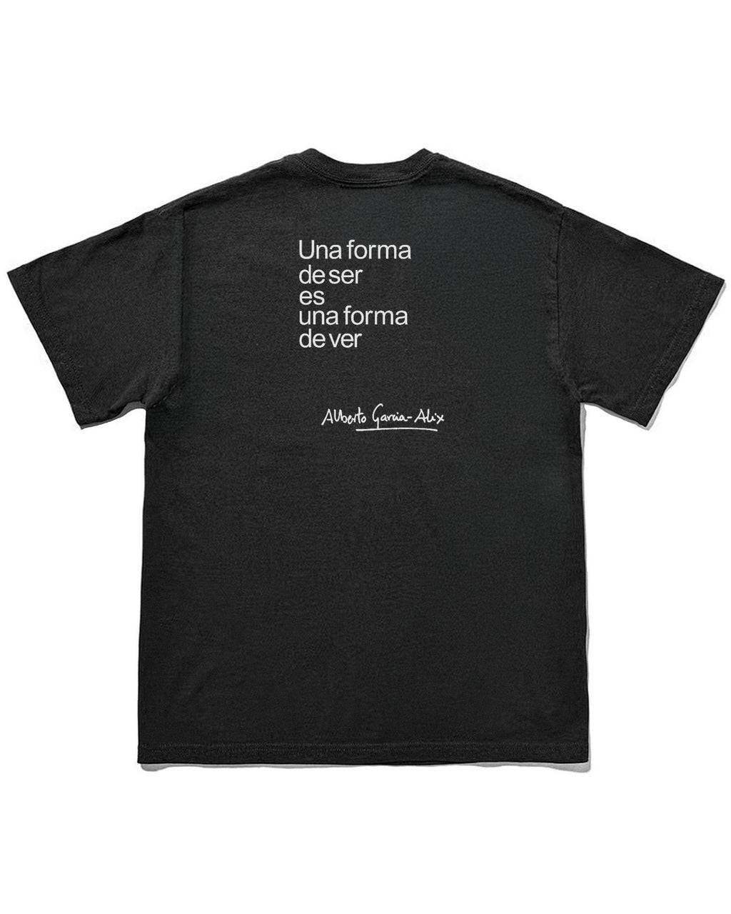 ヴァレロ（Valero）｜Alberto García-Alix撮影の写真をプリントしたフォトTシャツ ブラック（背面）
