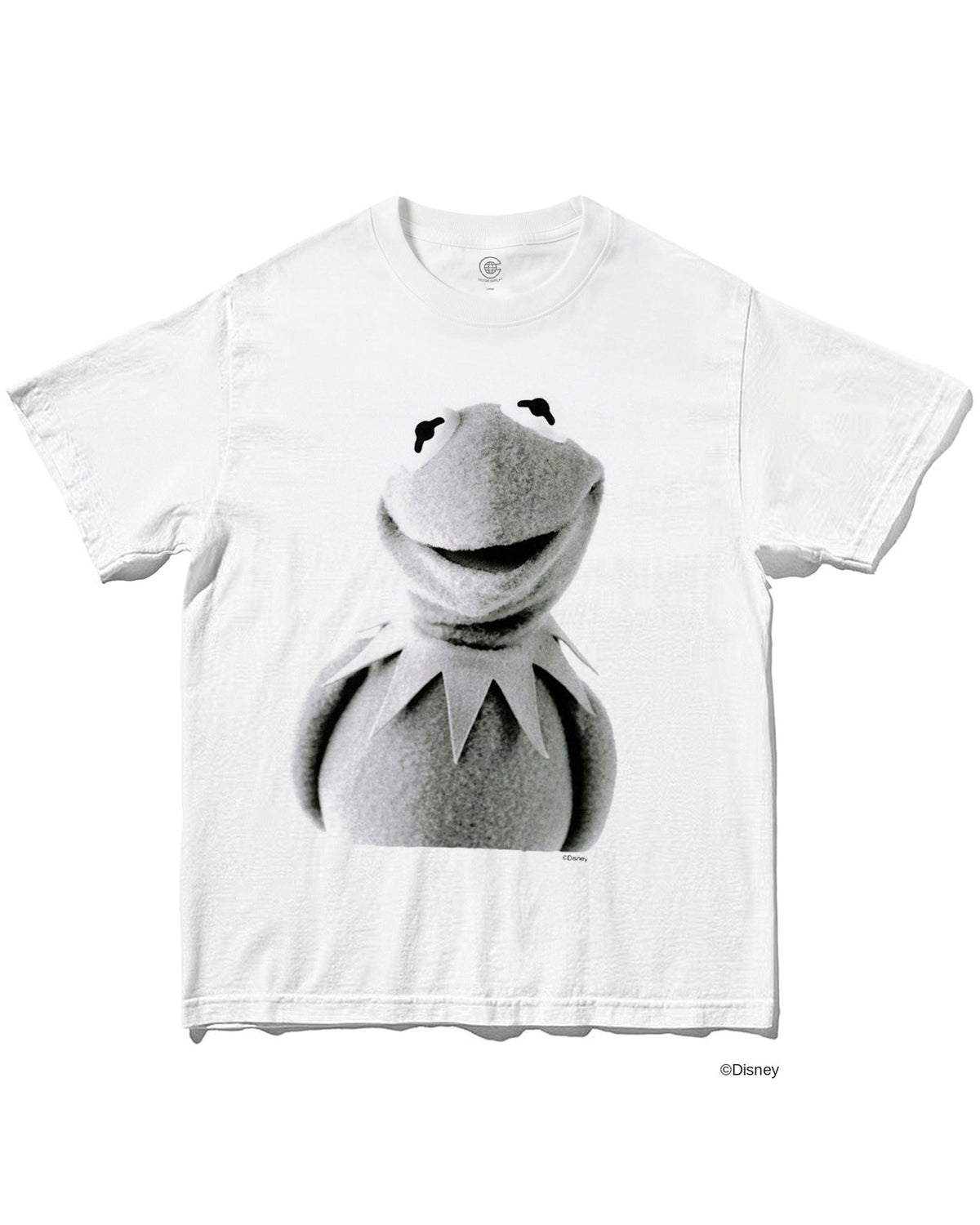 カーミット｜ジム・ヘンソンが生み出したマペットのキャラクターをプリントしたグラフィックTシャツ ホワイト