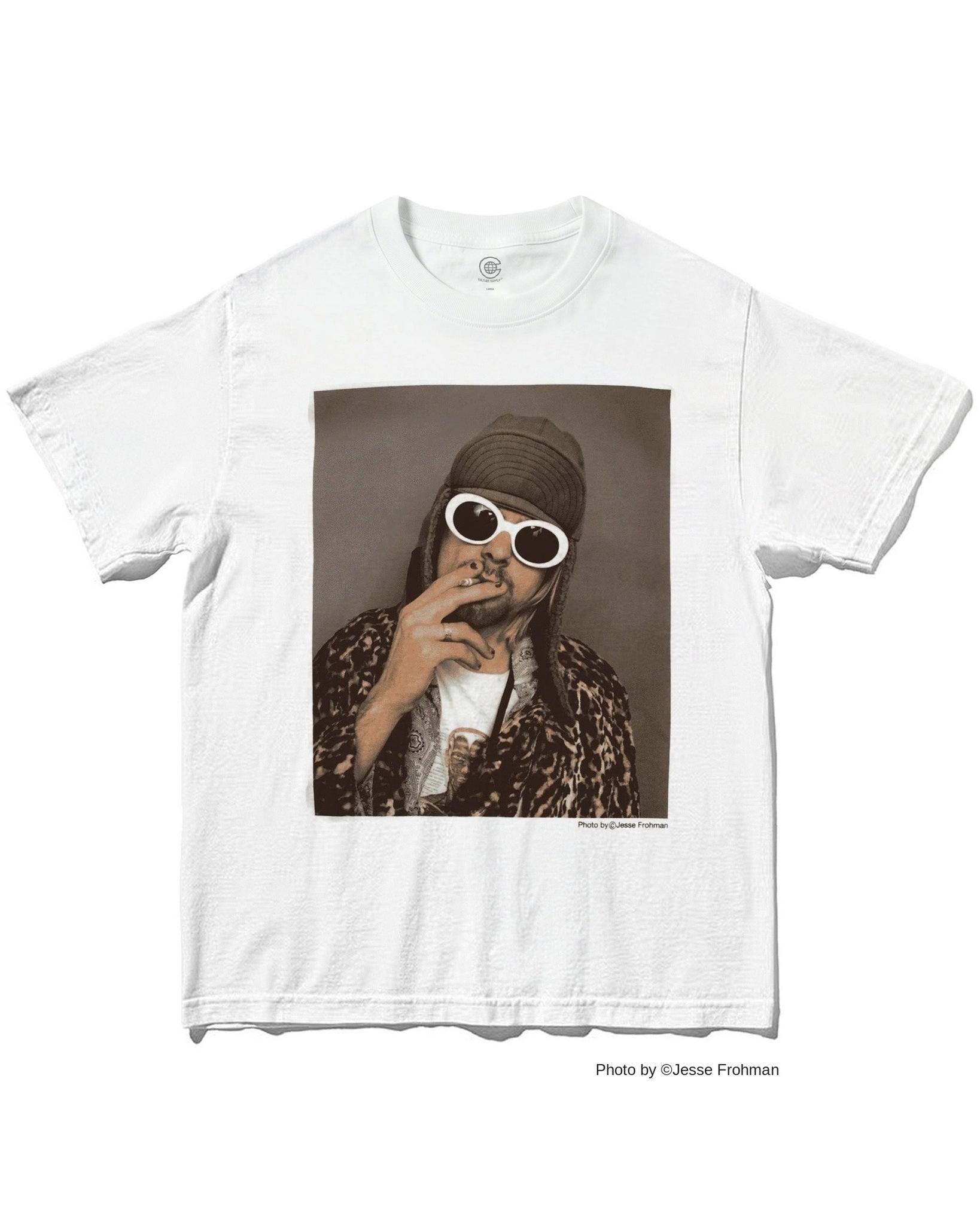 Kurt Cobain カートコバーン ライブ フォトTシャツ ホワイト – CULTURE