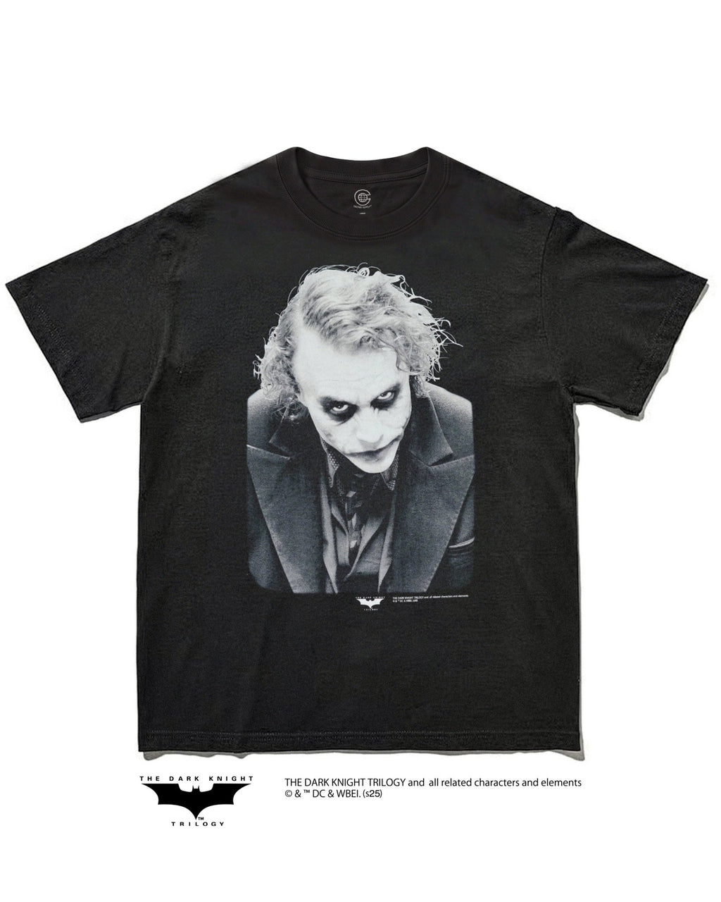 ジョーカー（Joker）｜『ダークナイト』のグラフィックをプリントしたTシャツ ブラック