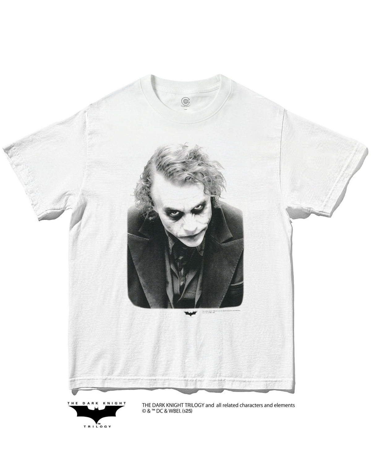 ジョーカー（Joker）｜『ダークナイト』のグラフィックをプリントしたTシャツ ホワイト