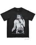 マイケル・ジャクソン（Michael Jackson）｜Kevin Cummins撮影の写真をプリントしたフォトTシャツ ブラック