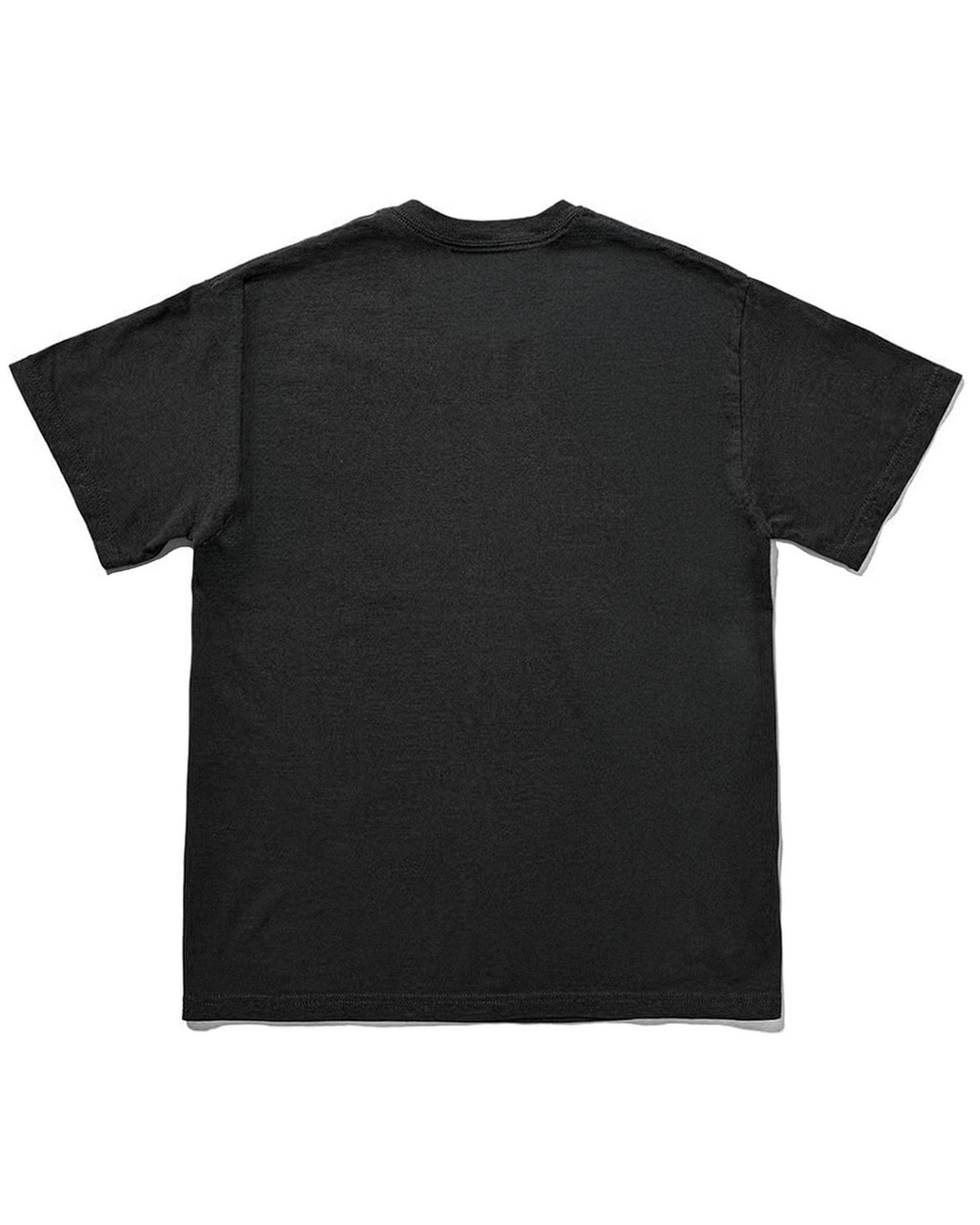 フォズィーベア（Fozzie Bear）をプリントしたグラフィックTシャツ ブラック（背面）