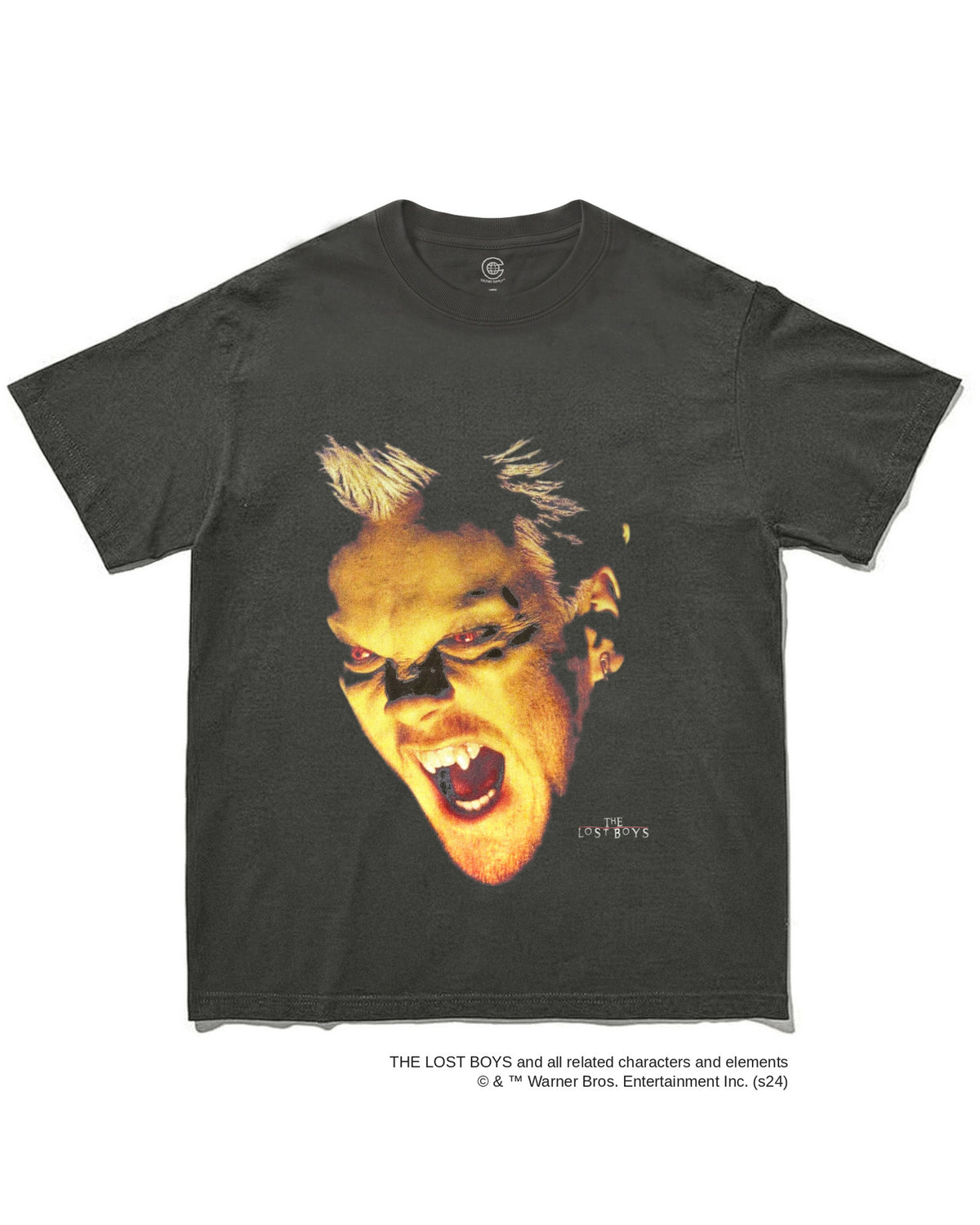 映画『ロストボーイ』（The Lost Boys）をプリントしたグラフィックTシャツ スミクロ